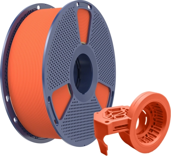Superficie naranja mate con aspecto profesional