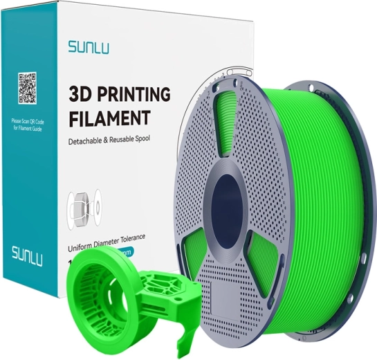 Filamento Sunlu PETG high-speed mate verde