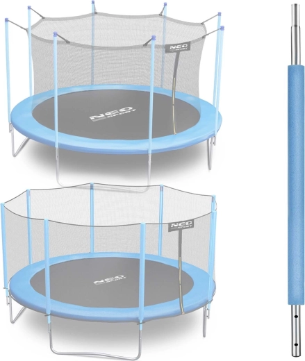 Neo-Sport parte inferior del poste para cama elástica 8–15 ft azul (para red exterior e interior)