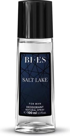 Desodorante masculino en frasco de vidrio BI-ES Salt Lake 100 ml