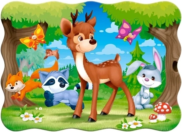 Puzle de 30 piezas Deer and Friends