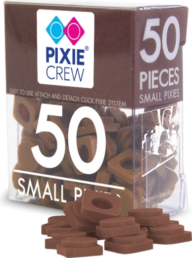 Pixie Crew pequeños píxeles de silicona marrones
