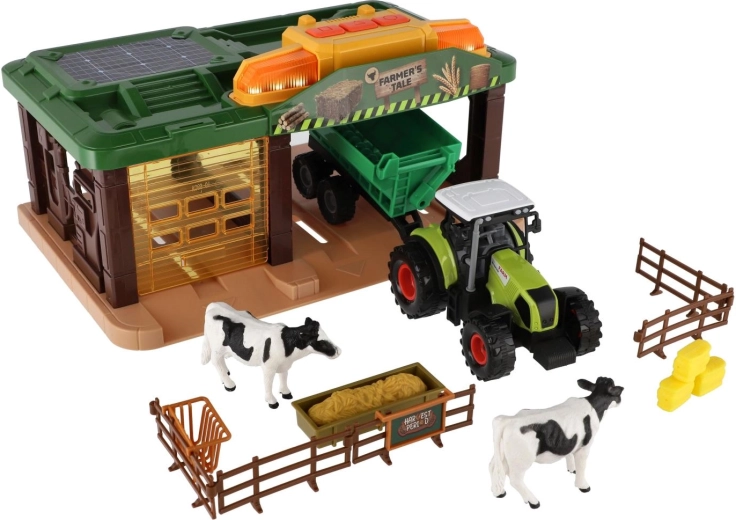 Granja completa llena de accesorios