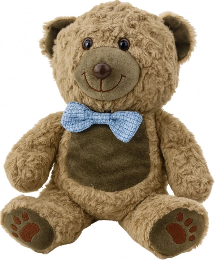 Osito de peluche con pajarita azul 30 cm