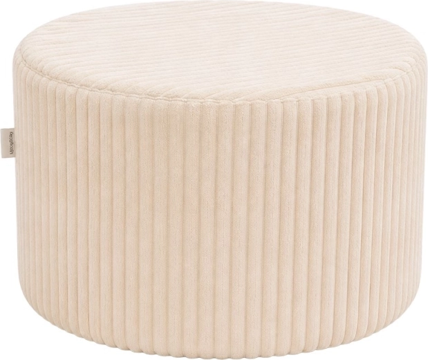 Taburete infantil de pana New Baby cream