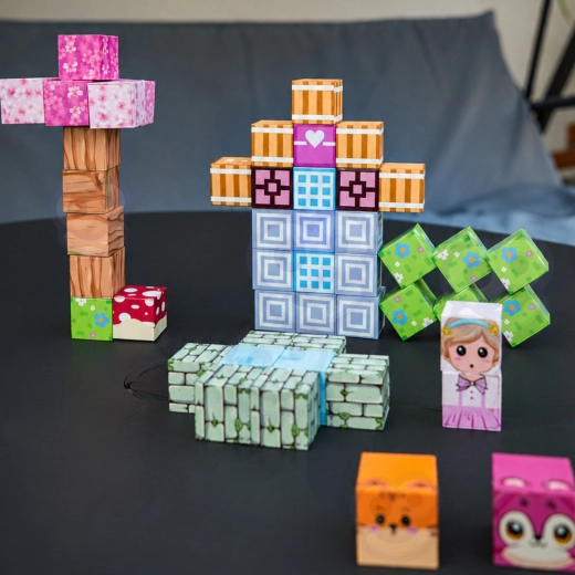 Estampados coloridos para construir de forma creativa