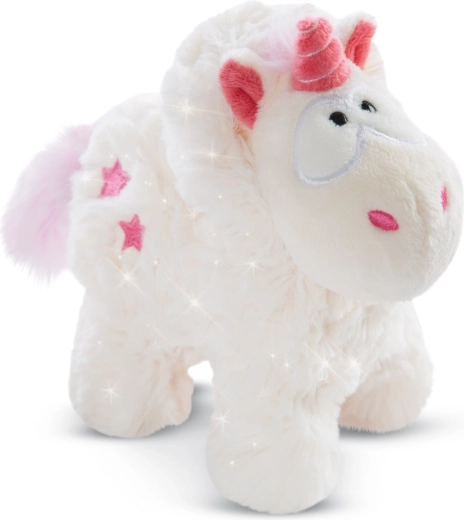 Peluche unicornio Theodor de Nici con mono de nieve 13 cm Green