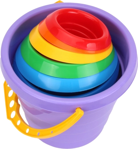 Práctico cubo para guardar