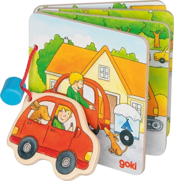 GOKI libro ilustrado de madera – Nos vamos de vacaciones