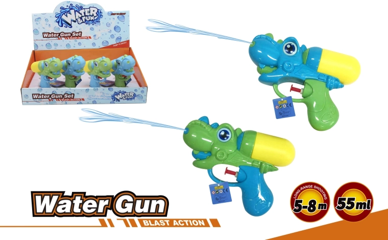 Pistola de agua dinosaurio 15 cm