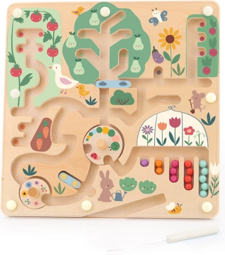 Vilac laberinto magnético de madera Jardín (Sarah Betz)
