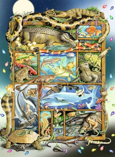 Puzzle Ravensburger peces y reptiles XXL 200 piezas