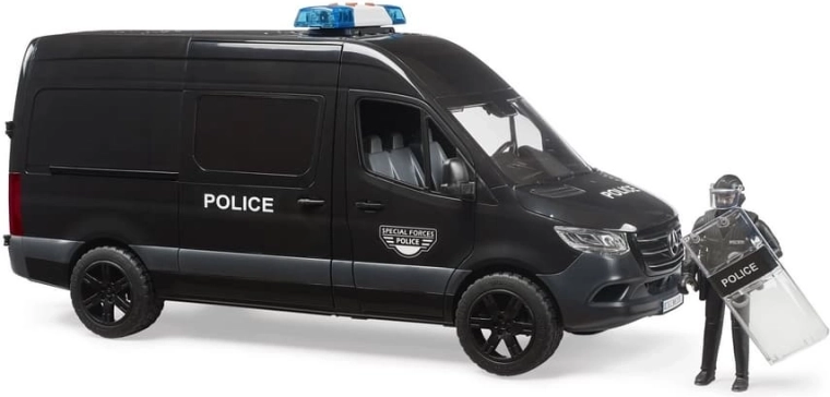 Detalles realistas y rotulación policial