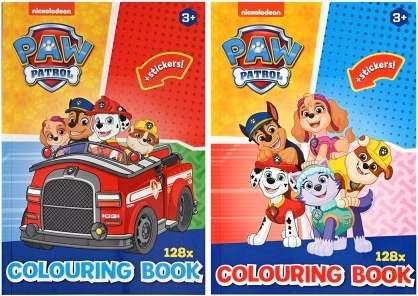 Libro para colorear PATRULLA CANINA A4 con pegatinas