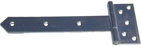 Bisagra de acero galvanizado con orificios de 2,5 mm