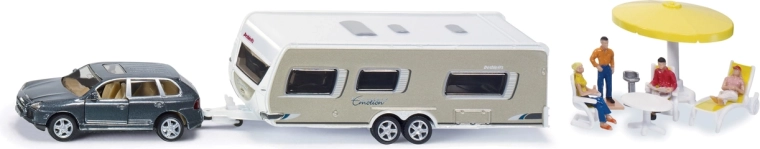 Siku Super coche con caravana