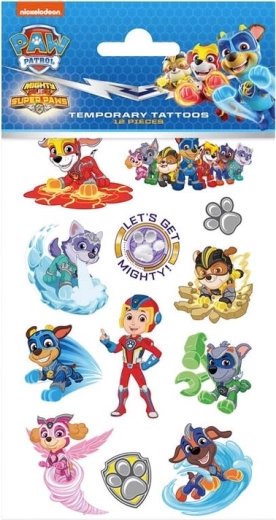 Tatuaje temporal PAW PATROL para niños