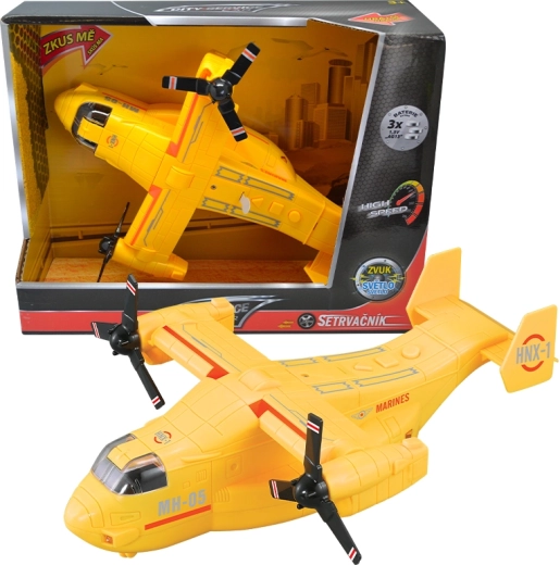 Avión Osprey 1:16 amarillo