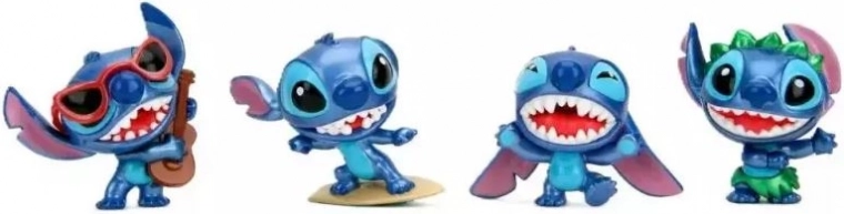 Figura coleccionable metálica de Stitch 6,5 cm de Jada Toys