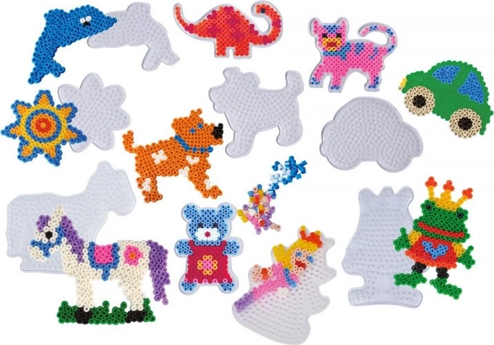 Playbox plantillas para cuentas termoadhesivas, set de 10 piezas