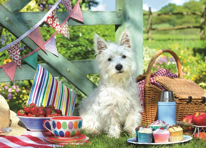 Puzzle Picnic canino XL 500 piezas Eurographics
