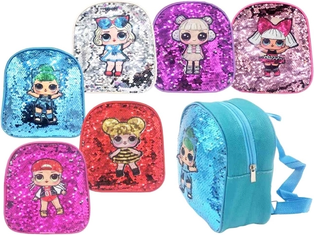 Mochila infantil de cuento con muñeca