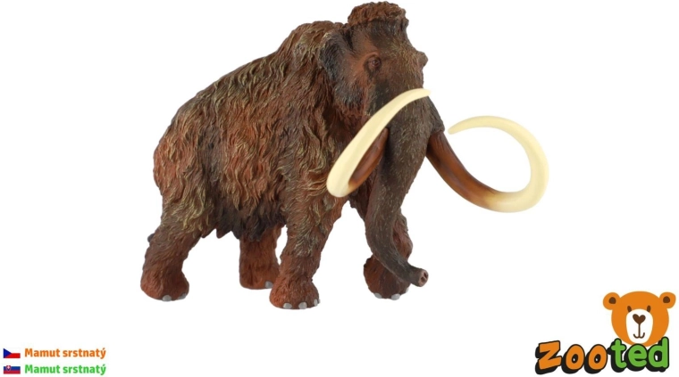 Mamut lanudo – figura de plástico realista de 18 cm
