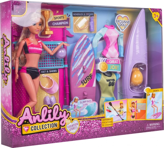 Muñeca Olga de vacaciones con accesorios