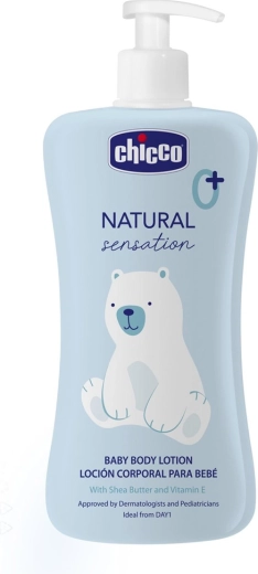 Chicco Natural Sensation leche corporal con manteca de karité y vitamina E 150 ml