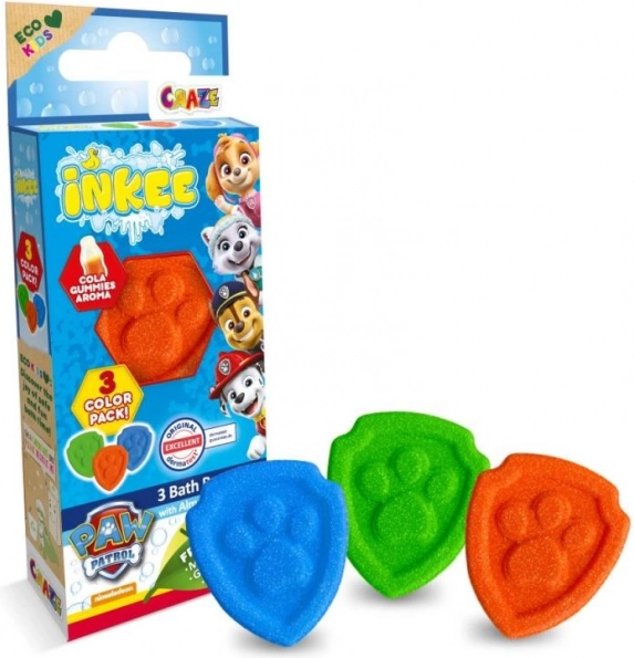 Inkee mini paquete de bombas efervescentes para el baño Paw Patrol
