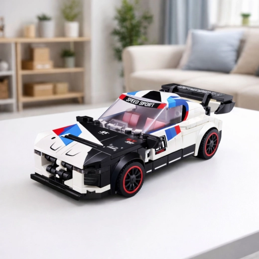 Coche deportivo con diseño detallado
