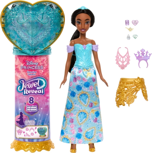 Mattel Disney Princess Jewel Reveal muñeca Jasmína con accesorios