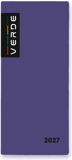 Agenda mensual en funda de PVC Violet 2027
