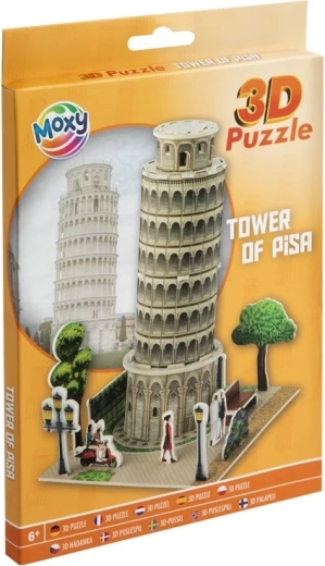 Puzzle 3D Torre inclinada de Pisa 21 piezas