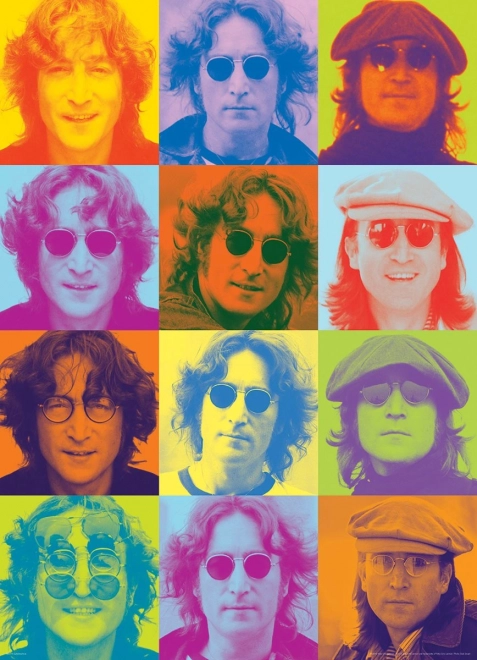 Puzzle Eurographics retratos coloridos de John Lennon 1000 piezas