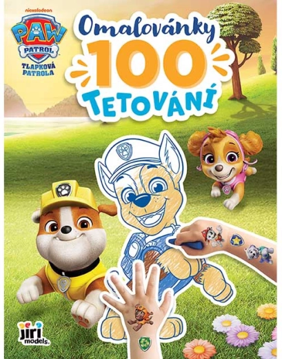 Libros para colorear y 100 tatuajes de Paw Patrol La Patrulla Canina