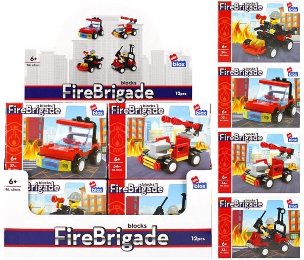 Juego de construcción Bomberos – 4 tipos