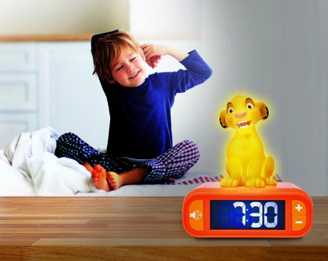 Figura luminosa de Simba como luz nocturna