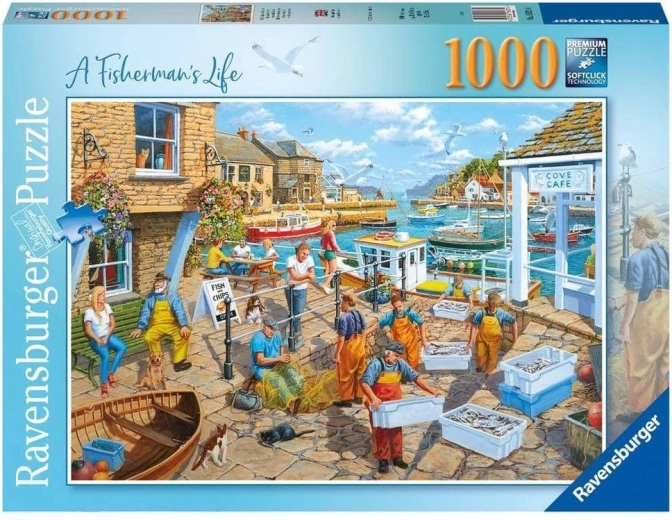 Puzzle Ravensburger Vida de pescador 1000 piezas