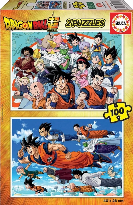 Educa Puzzle Dragon Ball Super 2x100 Piezas