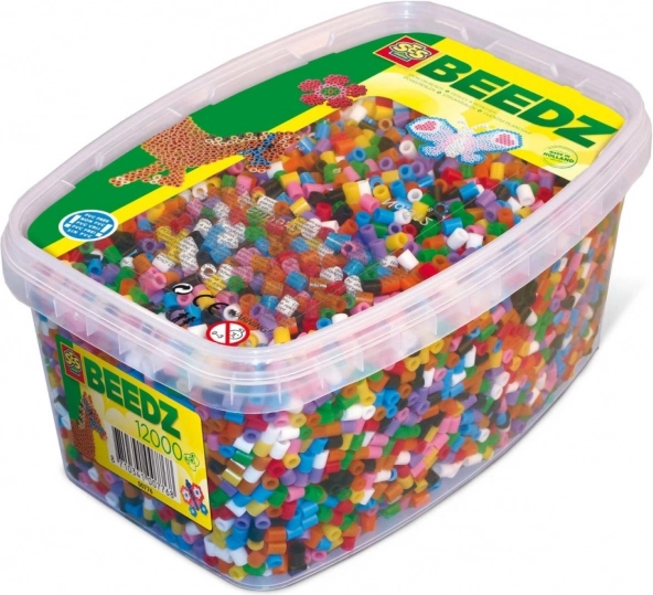 Set creativo de cuentas para planchar SES Creative Beedz Mix 12 000 uds
