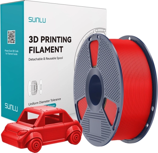 Filamento Sunlu PETG rojo
