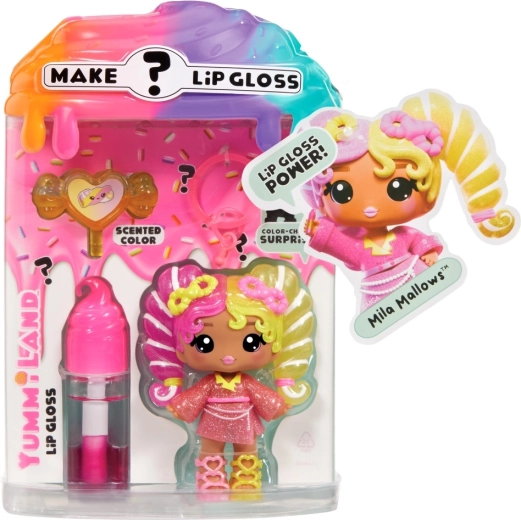 Muñeca Yummiland con cabello que cambia de color y su propio brillo labial