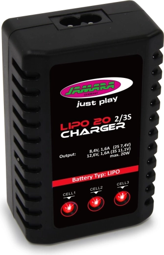 Cargador de red LiPo 2S/3S Jamara