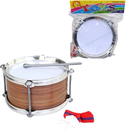 Tambor infantil con baquetas MaDe, 16 cm