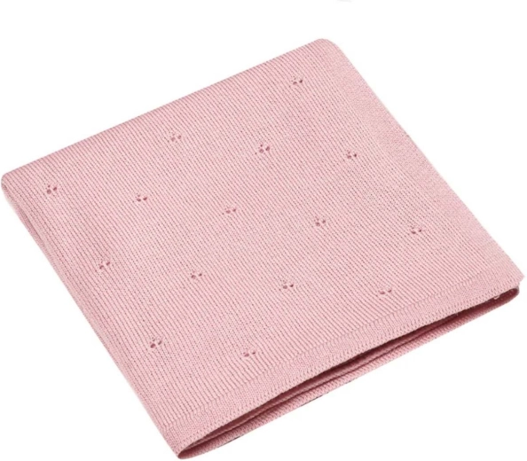 Manta de merino NANNA Apollo Pink