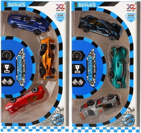 3 coches de carreras en un solo set