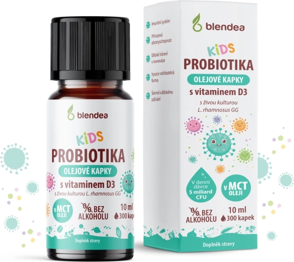 Blendea Probióticos para niños con vitamina D3 10 ml