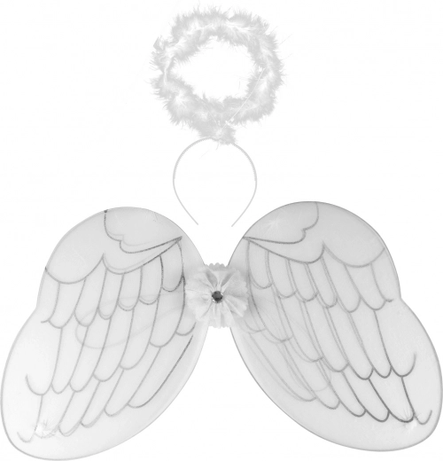 Alas de ángel con halo Rappa