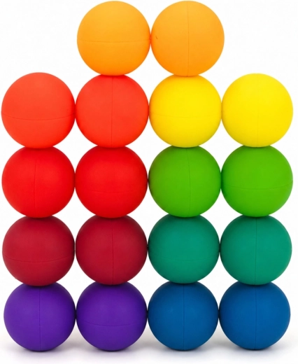Bolas de colores para clasificar y construir